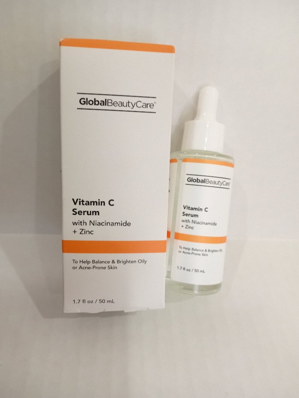 Global Beauty Care Vitamin C Serum Acne Prone Oily Skin 1.7 Oz New